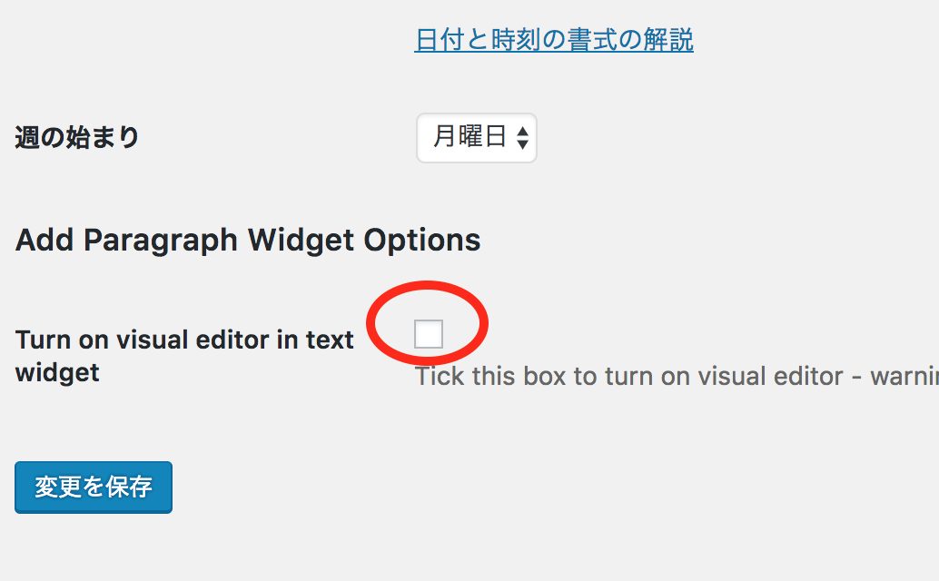 Add Paragraphs Option to Text Widget