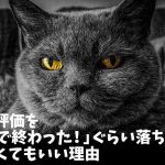 人からの評価を 「人生これで終わった！」ぐらい落ち込むほど、 気にしなくてもいい理由