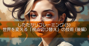 したたかリフレーミング(5)世界を変える「視点切り替え」の技術（後編）