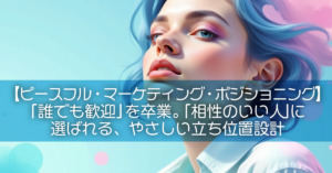 【ピースフル・マーケティング・ポジショニング】「誰でも歓迎」を卒業。「相性のいい人」に選ばれる、やさしい立ち位置設計